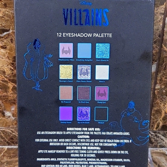 Disney | Makeup | Disney Villains 2 Eyeshadow Palette New | Poshmark